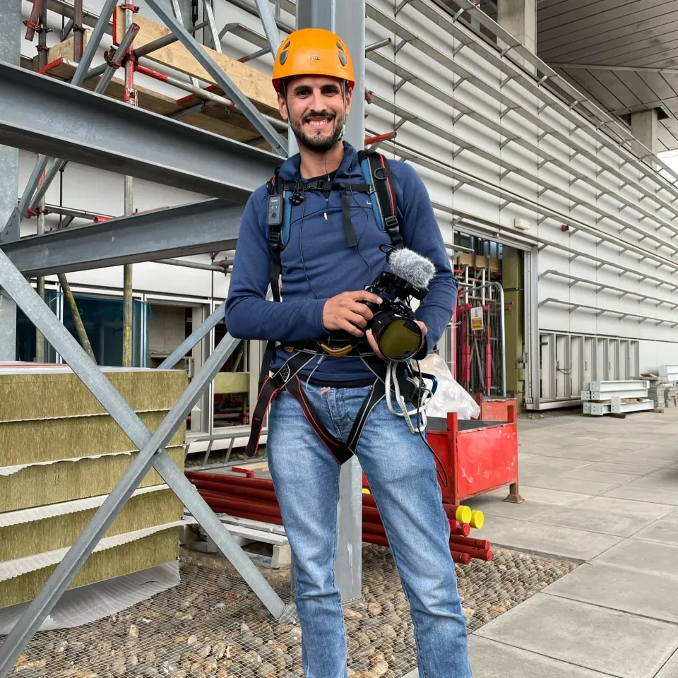 About To Go Live Abseiling From 300 Feet!